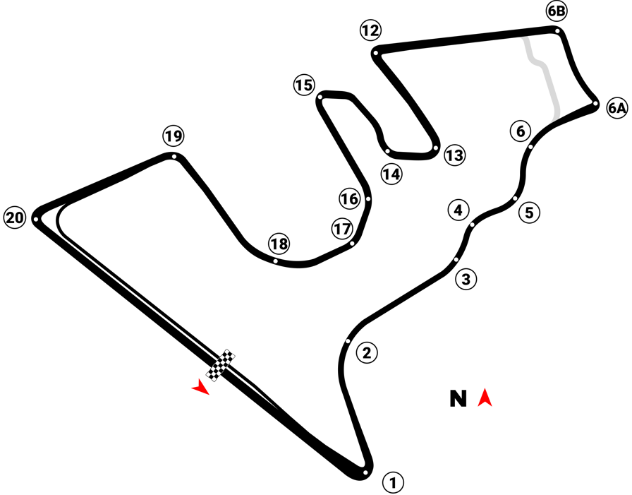 Circuit of the Americas track map